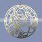 Custom logo printed metal tags , metal christmas ornament