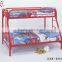 hot sale cheap cool triple bunk bed , colorful bunk bed for kids for home , school , army use