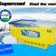 SD-1400D island freezer glass door chest freezers commercial deep freezer