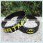 Custom Batman silicone rubber printed colour custom wristband bracelet band                        
                                                Quality Choice