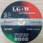 H582 Resin bond 9''inch 230*3*22.2mm black cutting wheel from China cutting disc for metal and stainless steel