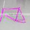 Colored 700C*52CM Kingbike Steel 520 Fixie Bike Frame