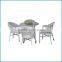 Outdoor rattan cube garden furniture dining table and chairs JJ-088TC                        
                                                Quality Choice
                                                    Most Popular