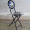 Living Room Wholesale Cheap Metal Folding Stool With Back