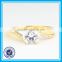 2015 yiwu wholesale korean cz stone gold silver 925 new model ring