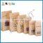 Asuwant custom make paper stand up pouch zipper 70g with clear window 1kg wheat flour bag