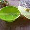 2014 high quality BPA free unbreakable silicone baby bowl