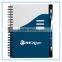 Custom pp cover spiral notebook with pen for promotion