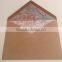 Kraft Envelope Wholesale/Custom Printed Greeting Card Envelopes