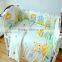 100% poly percale printed fitted bed sheet