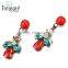 Chinese style crystal drop earing by handmade