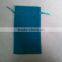 custom plain drawstring velvet makeup bag wholesale