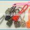 Colorful Survival Paracord Cobra Weaving Monkey Fist Zipper Puller Handmade Rope Zipper Puller