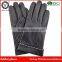 Bestselling Helilai OEM Winter Warm Cashmere Lined Men Black Luxury Leather Texting Driving Gloves