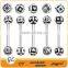 TR01033 resin tongue barbell body piercing , tongue body piercing