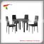 round glass dining table set