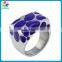 Custom pure gold plated jewelry steel ring titanium stainless steel polished man signet ring