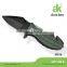 Fashion stainless steel folding knife caming knife with Black Blade&aluminum handle