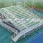 15 rows raised deluxe used aluminum bleachers for sale with wheelchair ramp