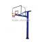 Fixed setted school alone outdoor inground basketball stand