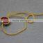 Garment accessory small custom round alimiunm seal tag