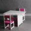 Kids wooden table and chair set children writing table for home ue