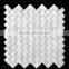 wooden white marble mosaic tiles