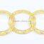 Newest Beautiful Gold Round Fashion Slider Belt Buckle Wholesale B03401