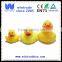 novelty flashing light up PVC plastic water duck yellow rubber duck