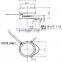 230V 2rpm Low Noise Temperature Controller Electric Hysteresis Synchronous Motor TH-204-SG