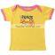 new arrival breathable skin care print letter cute animal pattern baby shirt fabric