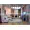 Leather round shape unique corner sofa YS70101