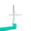 L shape dental disposable interdental brush with 0.7mm brush size
