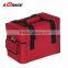 Sunrise Portable Quality Elegant Red Professional odm Make up Case Nylon beauty cosmetic case