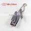 Logo customized small size nail clipper 602Q with keychain