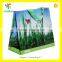 100% new material pp woven sports bag,brazil shiny green bag