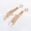 Wholesale Simple Golden Linear Earrings For Women