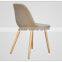grey PU leather scandinavian dining chairs