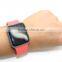 Factory wholesale high quality sport silicone rubber wrist watch belt for apple watch