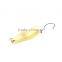 2.8cm/2.5g Fishing Spoon Lure Sequin Paillette Metal Hard Bait Hook Tackle Gold