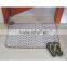 New style polyester leaf printed home decorative bath rugs