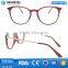 2016 Fashionable TR90 Frame Rounded Shape with Metal Temples b Memory Glasses