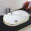 Artistic Flower Painted stylish hand wash oval shaped wash basin