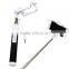 Extendable Selfie Stick Pole Handheld Monopod & Tripod for iPhone Android Phone Wired Control Built-in Shutter with Fold Holder