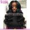 Top Fashion 100% human hair brazilian body wave full lace wig virgin unprocessed beach wave hair full lace wig