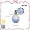 Fashion favorite patterned rosy mauve round perfume bottle atomizer