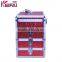 Personalized Most Popular Products Red Sequin PU Antique Professional Cosmetic Case