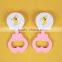 2015 Hot Sales Baby Toys Plastic Pink Hanging Bed Toys Teether Baby Rattles