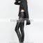 lady leather biker pants ladies cool skinny black leather a lot zippers pants black pants motorcycle pants