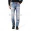 Biker Jeans Blue Denim jeans pantalon (LOTK011)